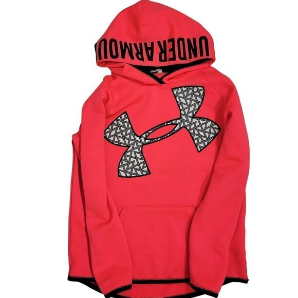 Under Armour Other - Under Armour Girls Hoodie bright Pink in a Size Youth Large